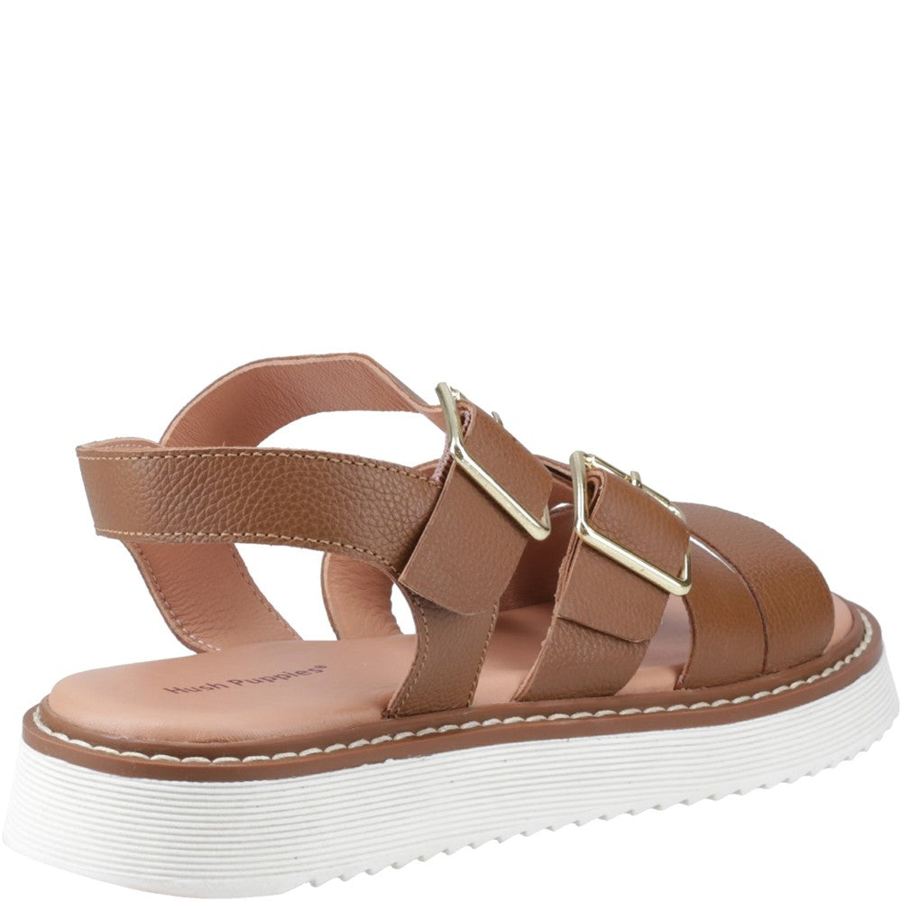 Sandal Ladies Summer Tan Hush Puppies Cady Sandal