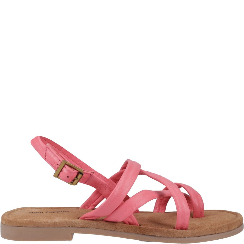 Sandal Ladies Summer Coral Hush Puppies Hope Sandal