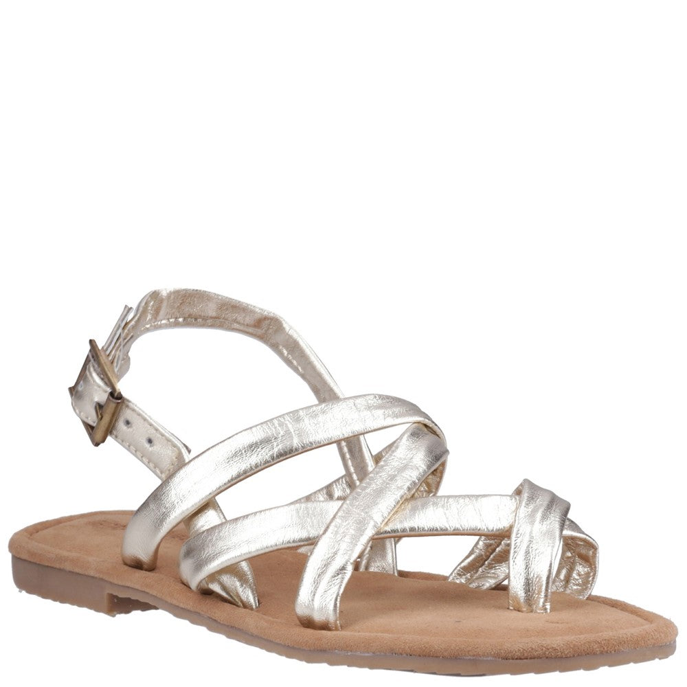 Sandal Ladies Summer Gold Hush Puppies Hope Sandal