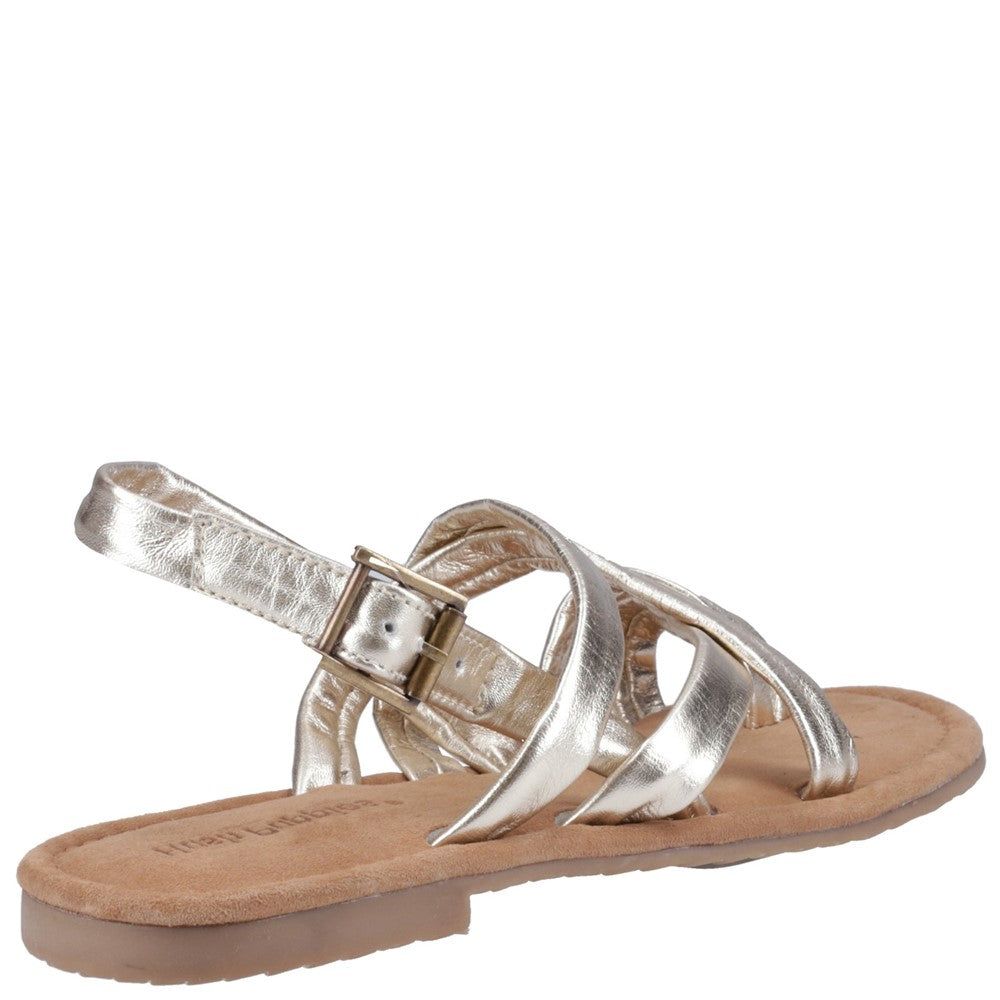 Sandal Ladies Summer Gold Hush Puppies Hope Sandal