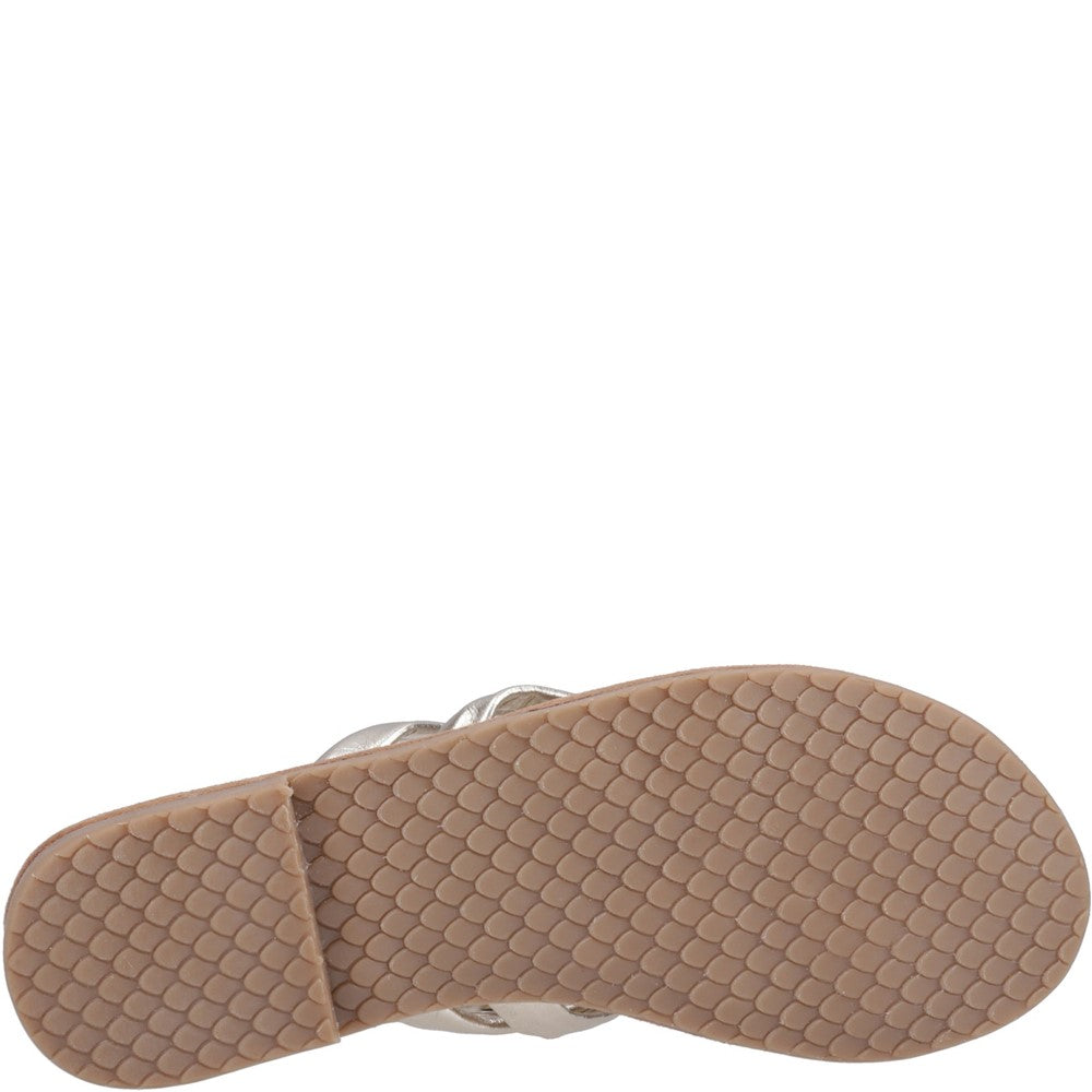 Sandal Ladies Summer Gold Hush Puppies Hope Sandal