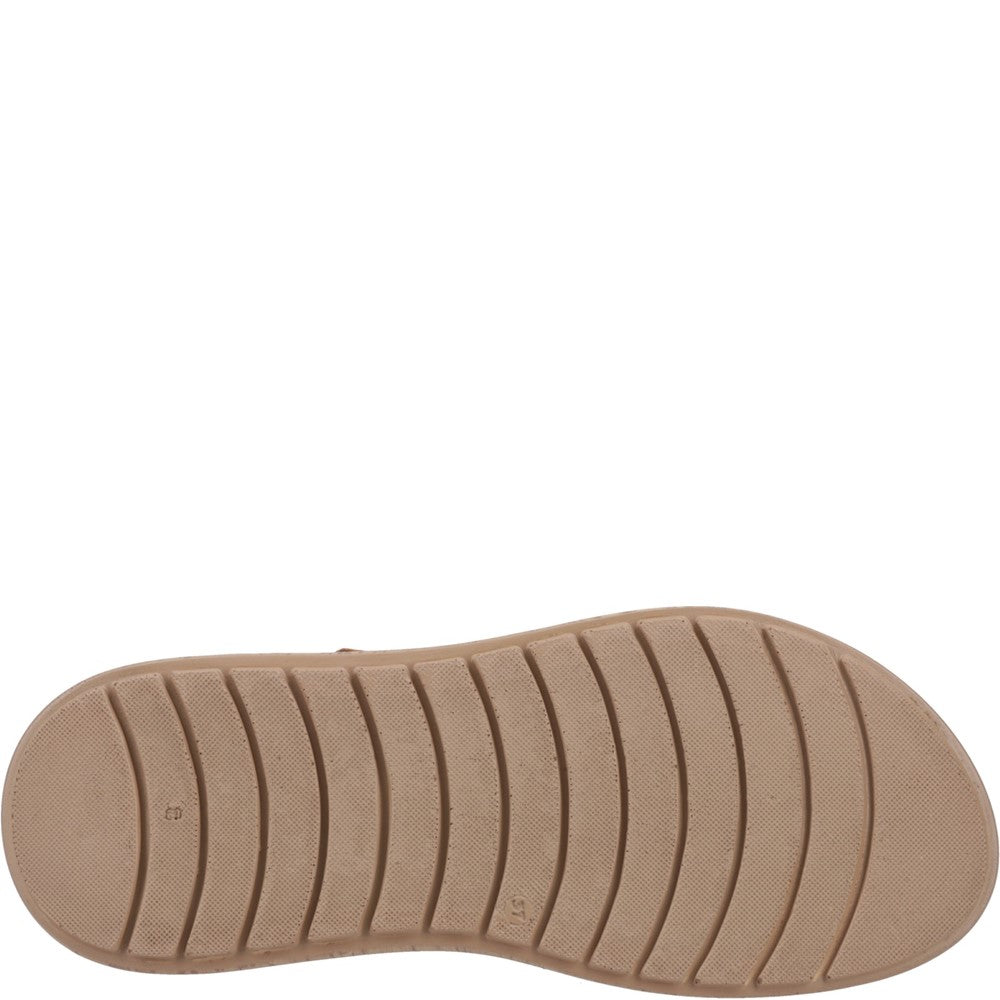 Sandal Ladies Summer Tan Hush Puppies Alison Buckle Sandal