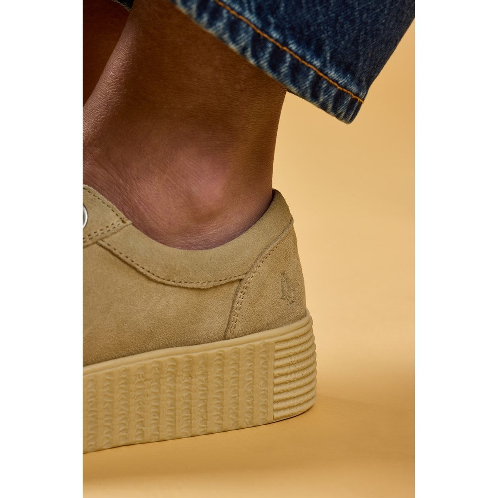 Shoe Ladies Summer Taupe Hush Puppies Tamsin Suede Trainer