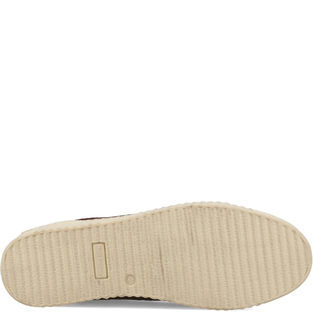 Shoe Ladies Summer Chocolate Hush Puppies Tamsin Suede Trainer