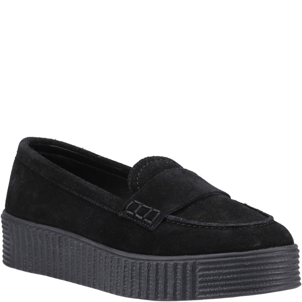 Shoe Ladies Summer Black Hush Puppies Tamara Loafer