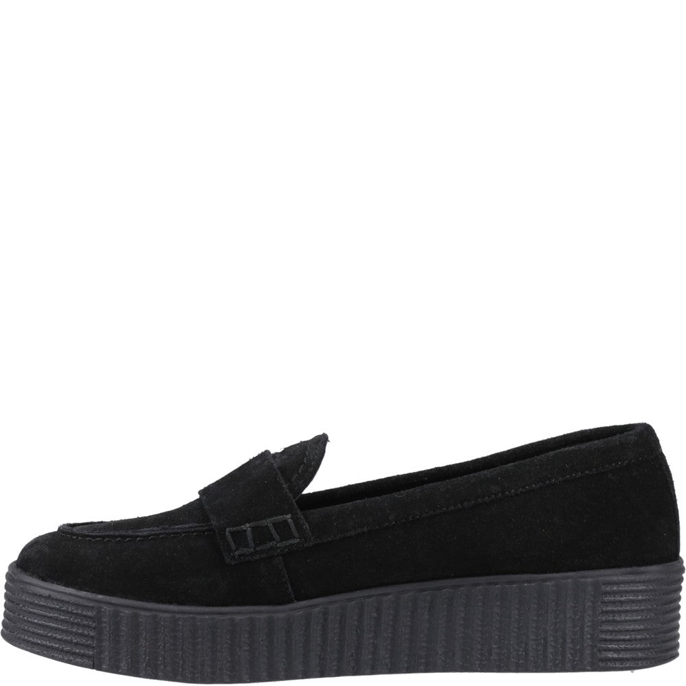 Shoe Ladies Summer Black Hush Puppies Tamara Loafer
