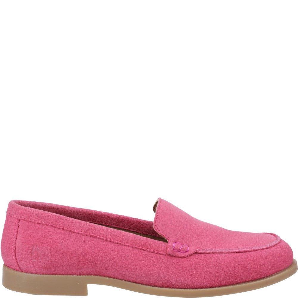 Slip On Ladies Shoes Pink Hush Puppies Natasha Loafer
