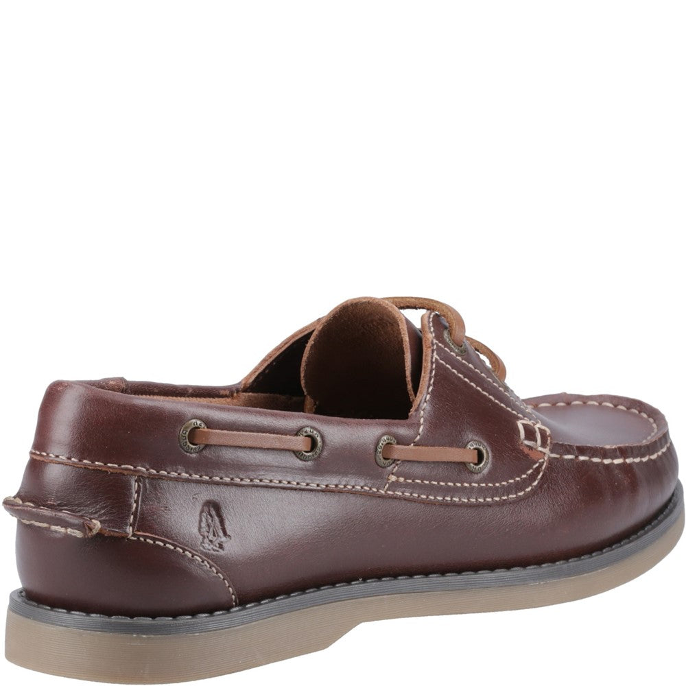 Lace Mens Summer Brown Hush Puppies Wilson Boat Shoe