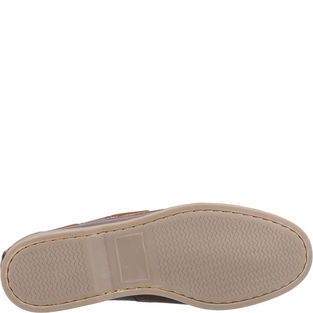 Lace Mens Summer Brown Hush Puppies Wilson Boat Shoe