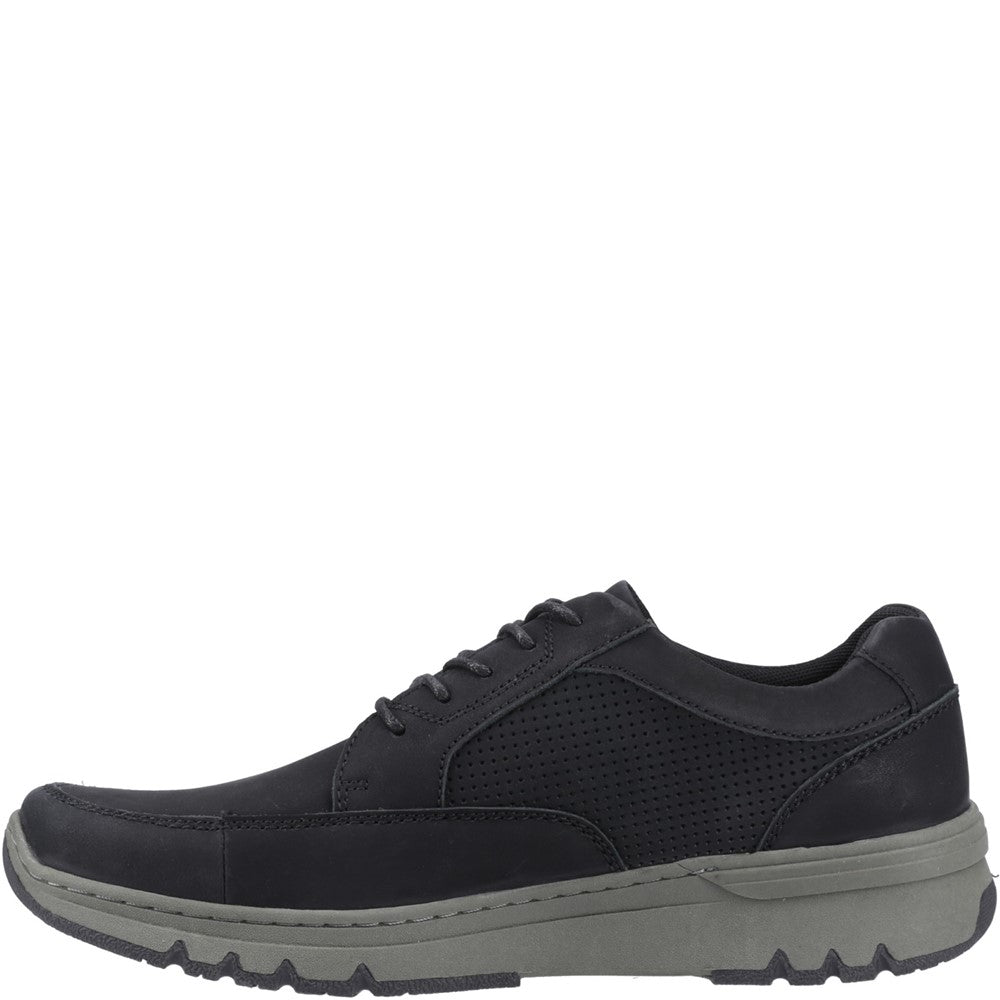 Lace Mens Summer Black Hush Puppies Nelson Lace Up