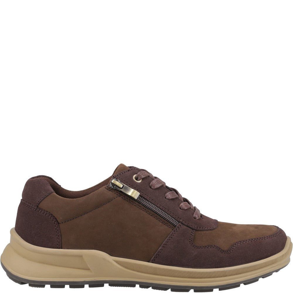 Lace Mens Summer Brown Hush Puppies Alexander Lace Up