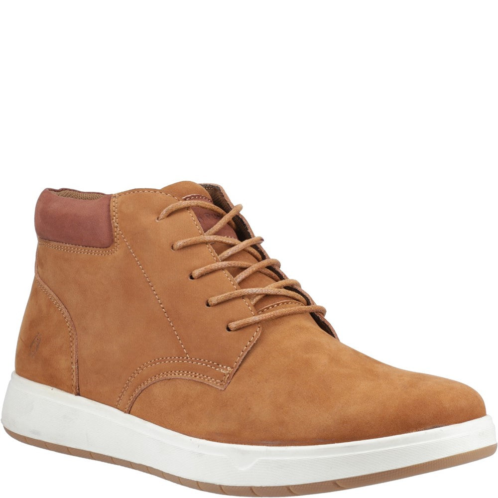 Mens Boots Tan Hush Puppies Bronko Chukka Boot