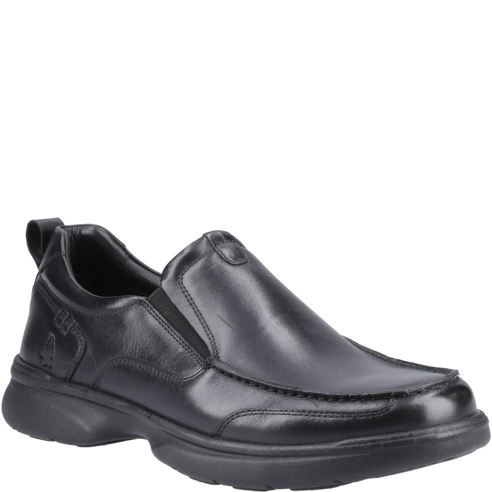 Mens Classic Slip On Shoes Black Hush Puppies Harold Slip On