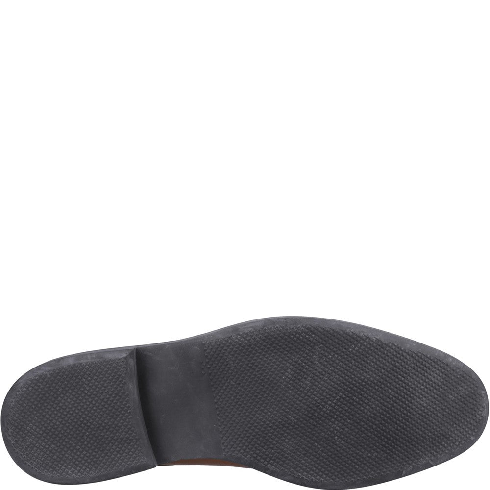 Mens Formal Slip On Shoes Tan Hush Puppies Kane Monk Shoe