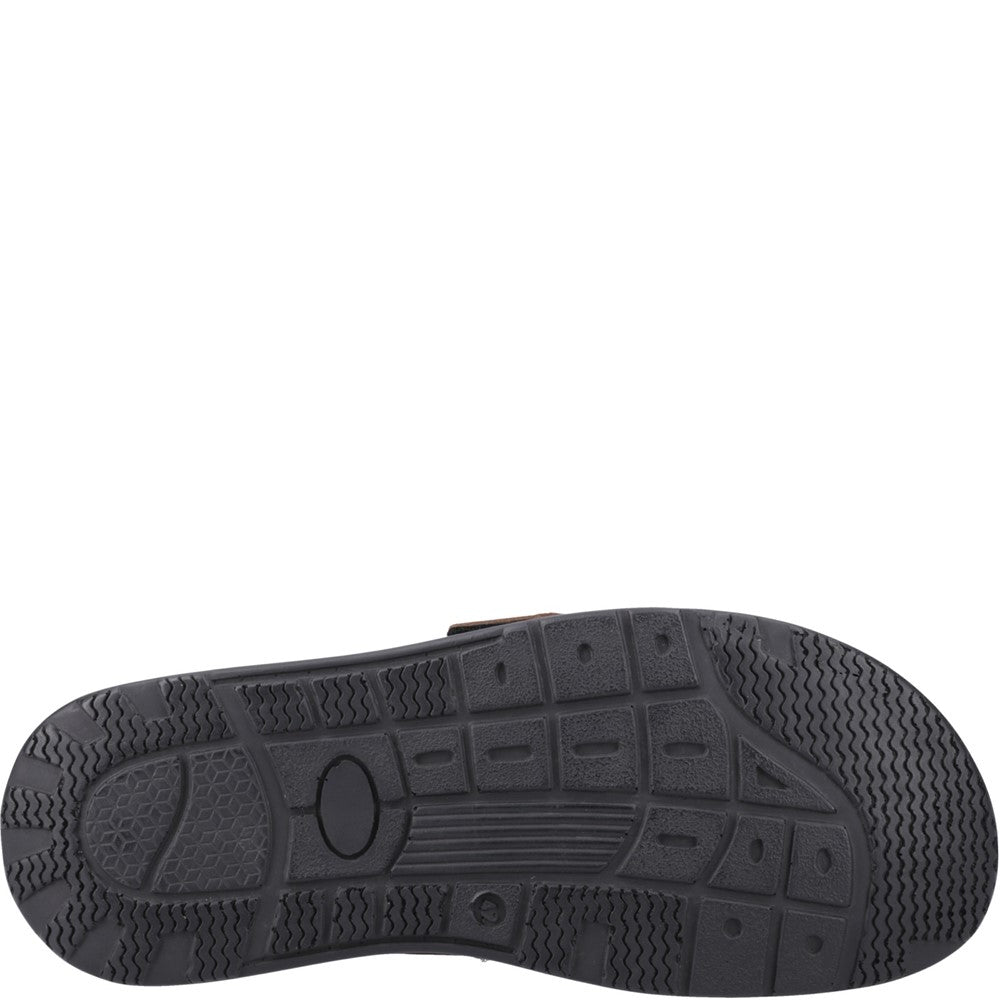 Sandal Mens Summer Brown Hush Puppies Edward Mule