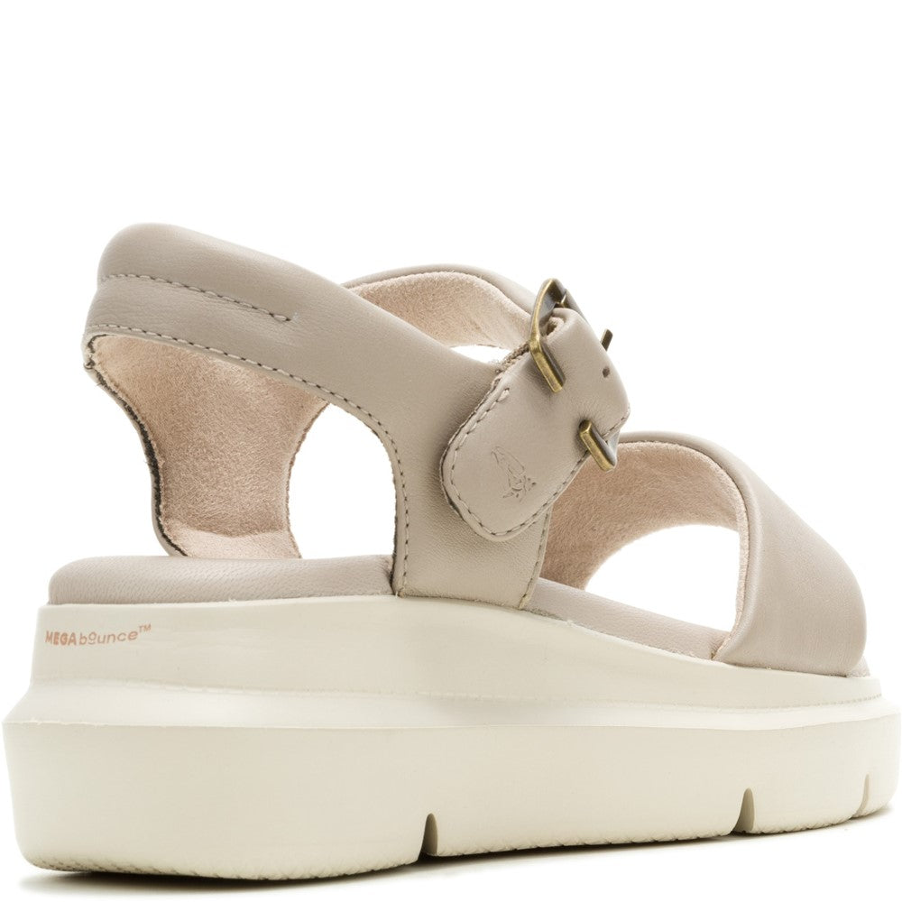Sandal Ladies Summer Taupe Hush Puppies Uplift Quarter Strap