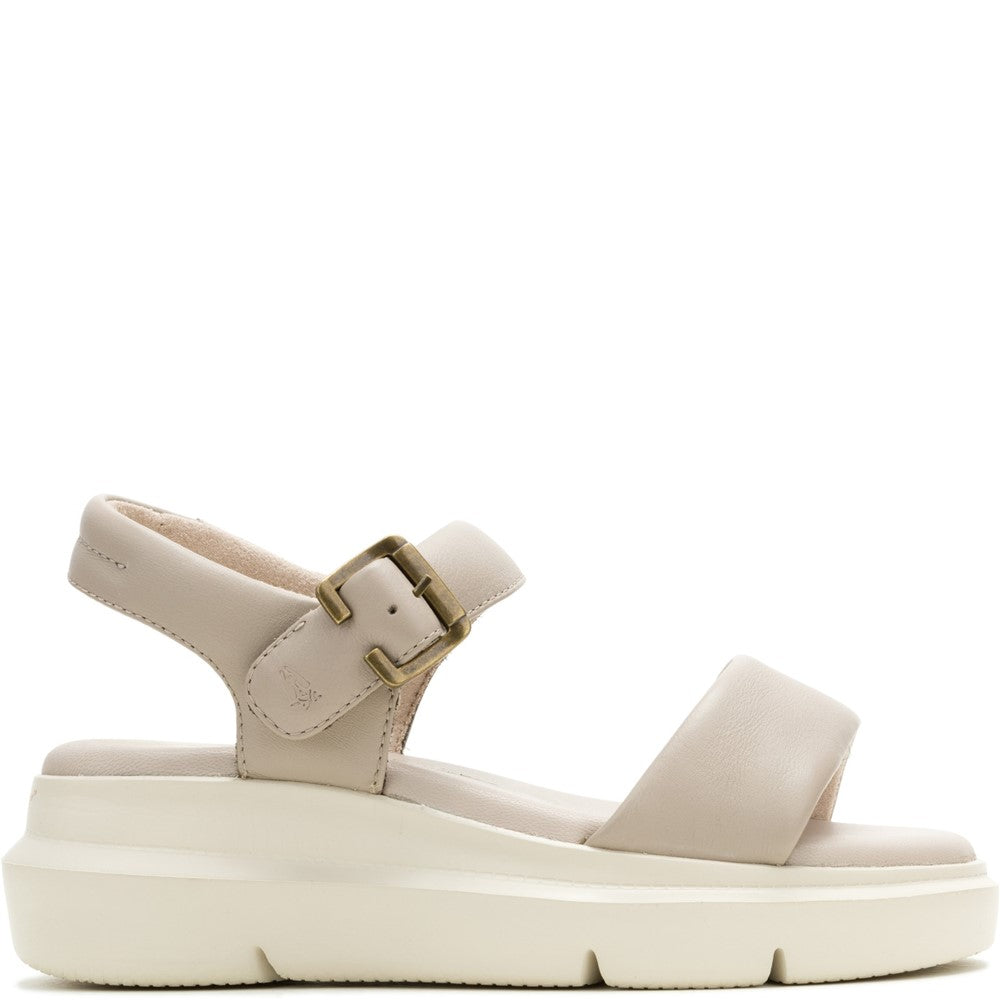 Sandal Ladies Summer Taupe Hush Puppies Uplift Quarter Strap