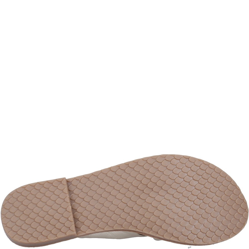 Sandal Ladies Summer Gold Hush Puppies Amy Wide Fit Sandal
