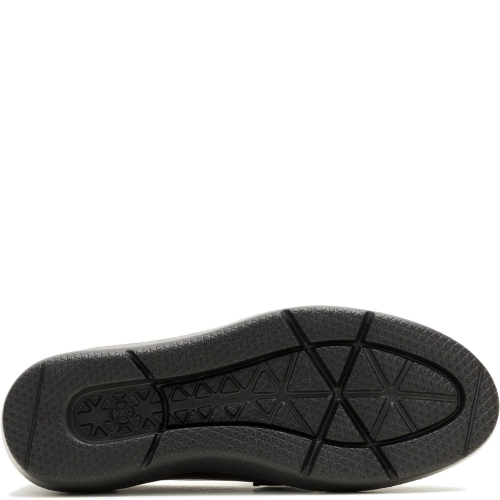 Slip On Ladies Shoes Black/Black Hush Puppies Joy Penny Loafer