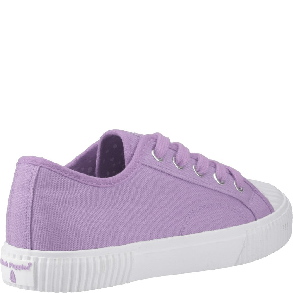 Ladies Sports Lilac Hush Puppies Freya Canvas Trainer