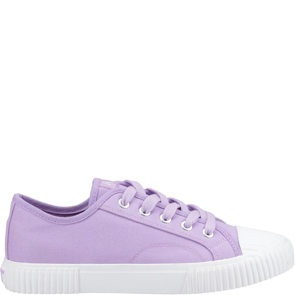 Ladies Sports Lilac Hush Puppies Freya Canvas Trainer