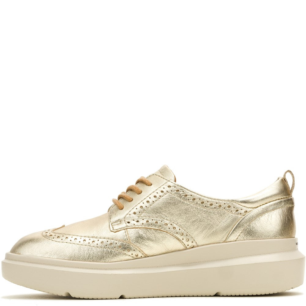 Lace Ladies Shoes Champagne Hush Puppies Joy Wingtip Lace Up