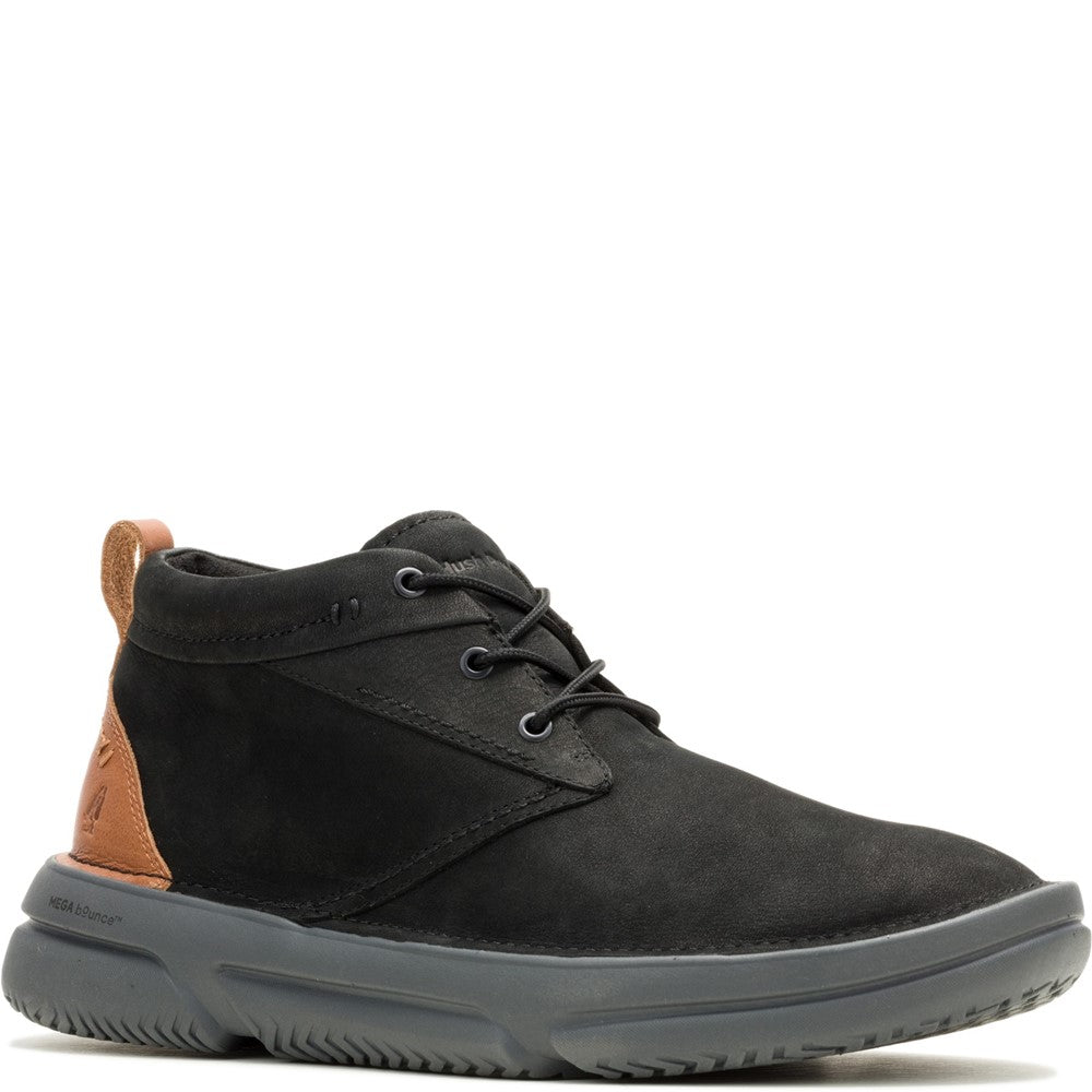 Mens Boots Black Hush Puppies Baylor Chukka