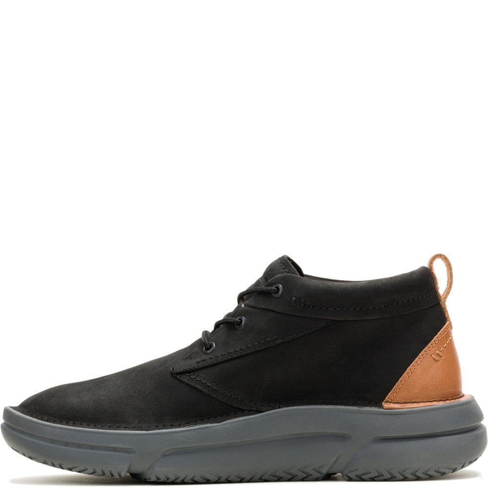 Mens Boots Black Hush Puppies Baylor Chukka