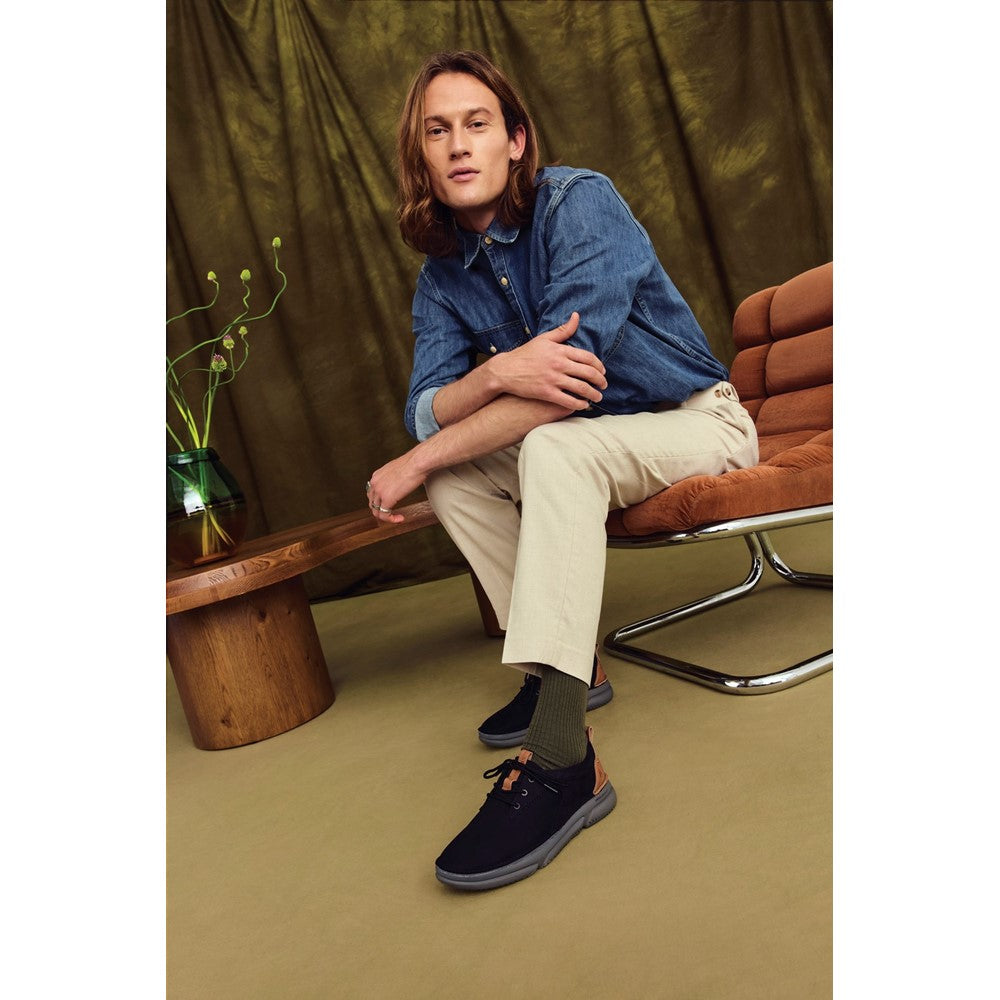 Lace Mens Summer Black/Black Hush Puppies Baylor Shoe