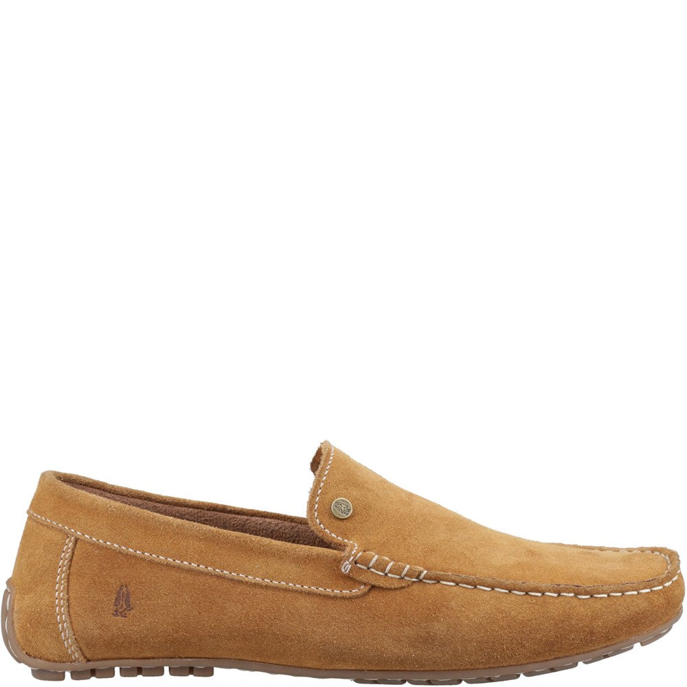 Slip On Mens Summer Tan Hush Puppies Ralph Suede Shoe