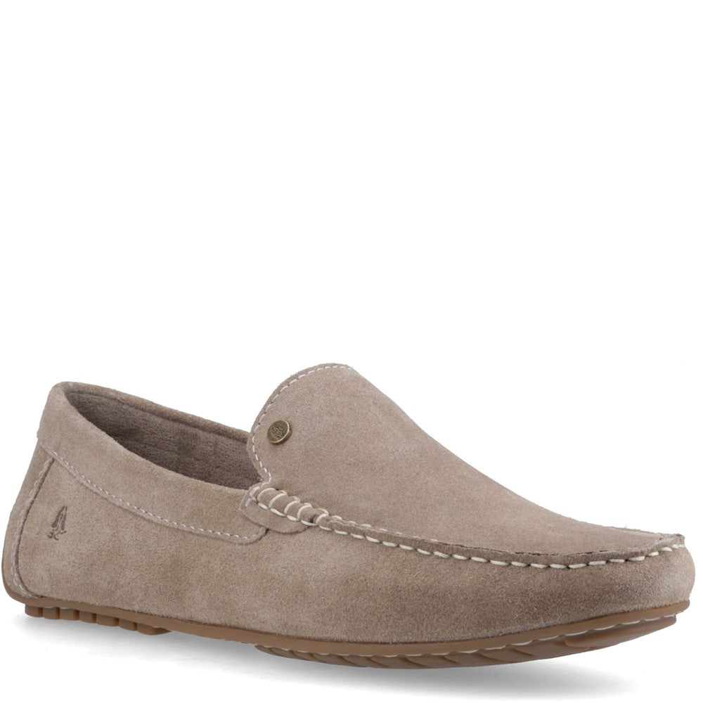 Slip On Mens Summer Taupe Hush Puppies Ralph Suede Shoe