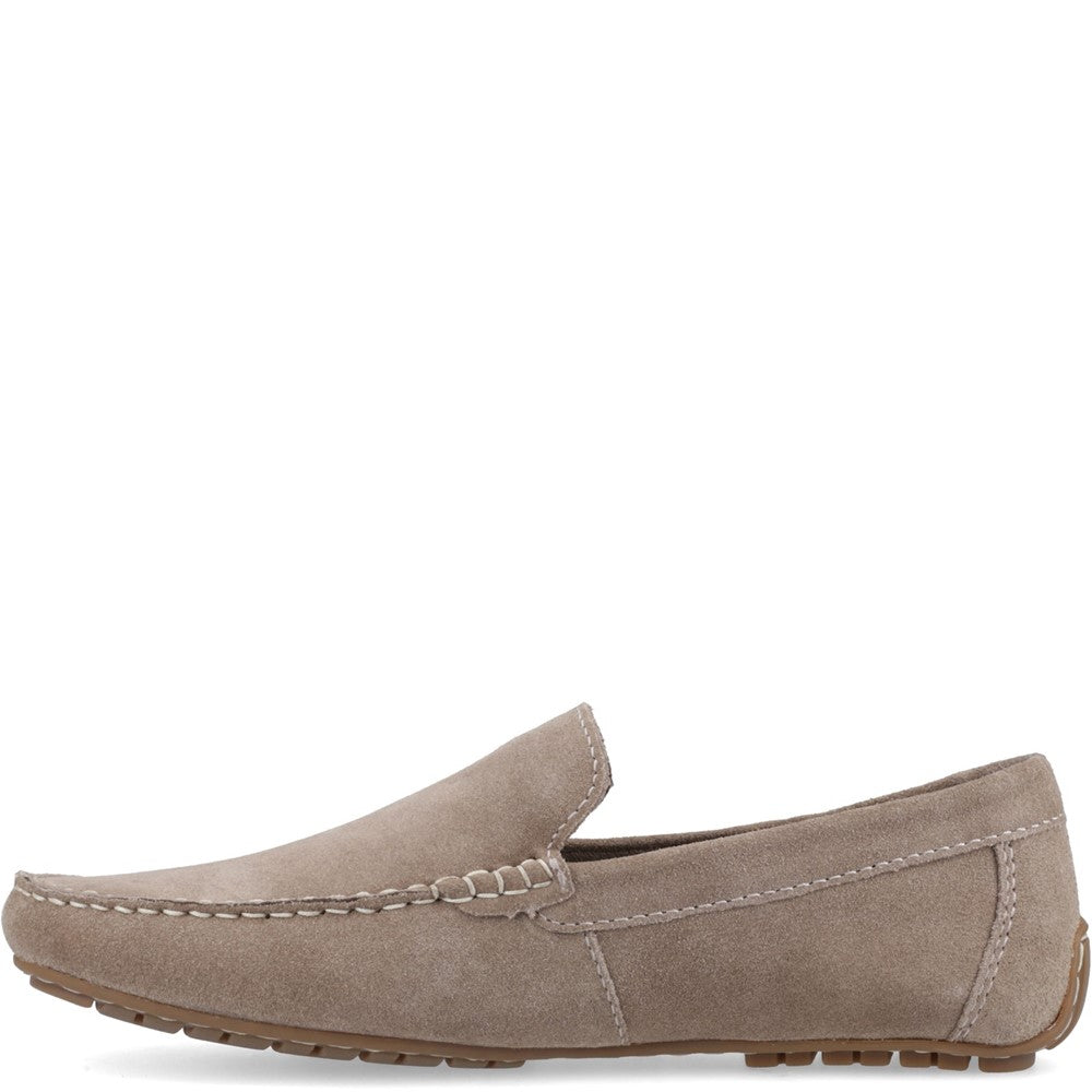Slip On Mens Summer Taupe Hush Puppies Ralph Suede Shoe