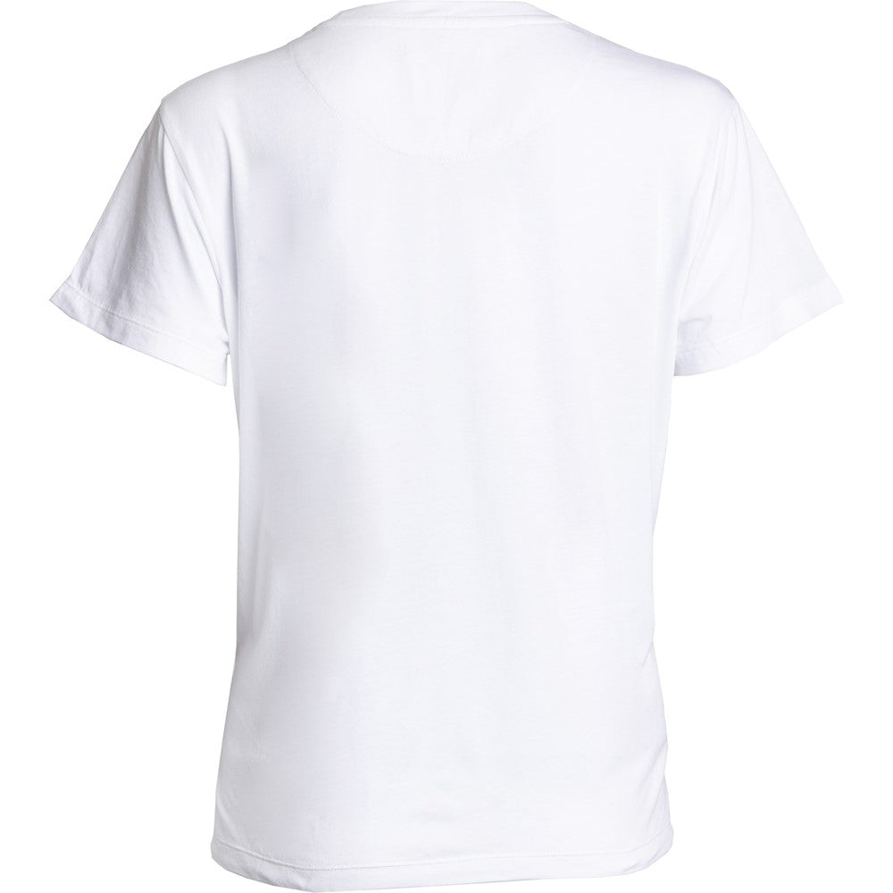 Tee Shirts White Hush Puppies Retro Rainbow Tee