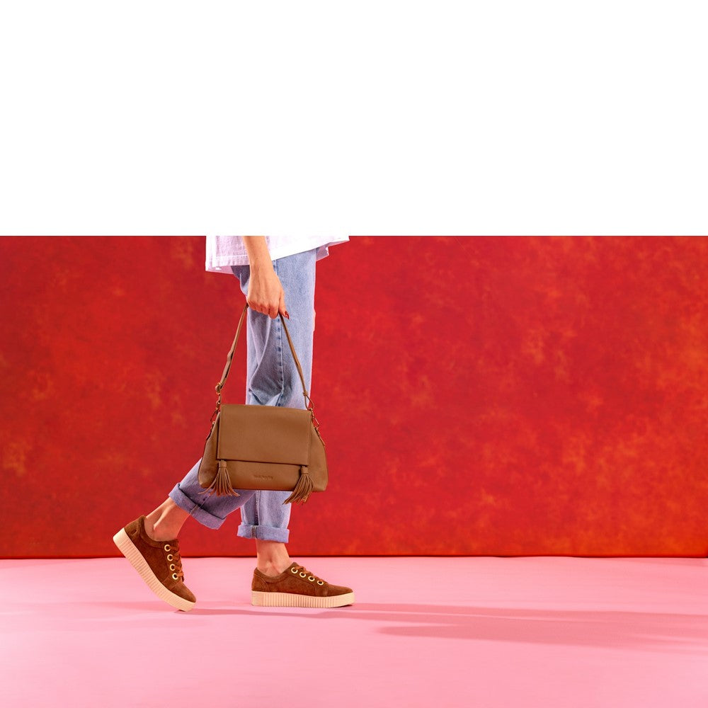 Hand Bags Tan Hush Puppies Jessie Handbag