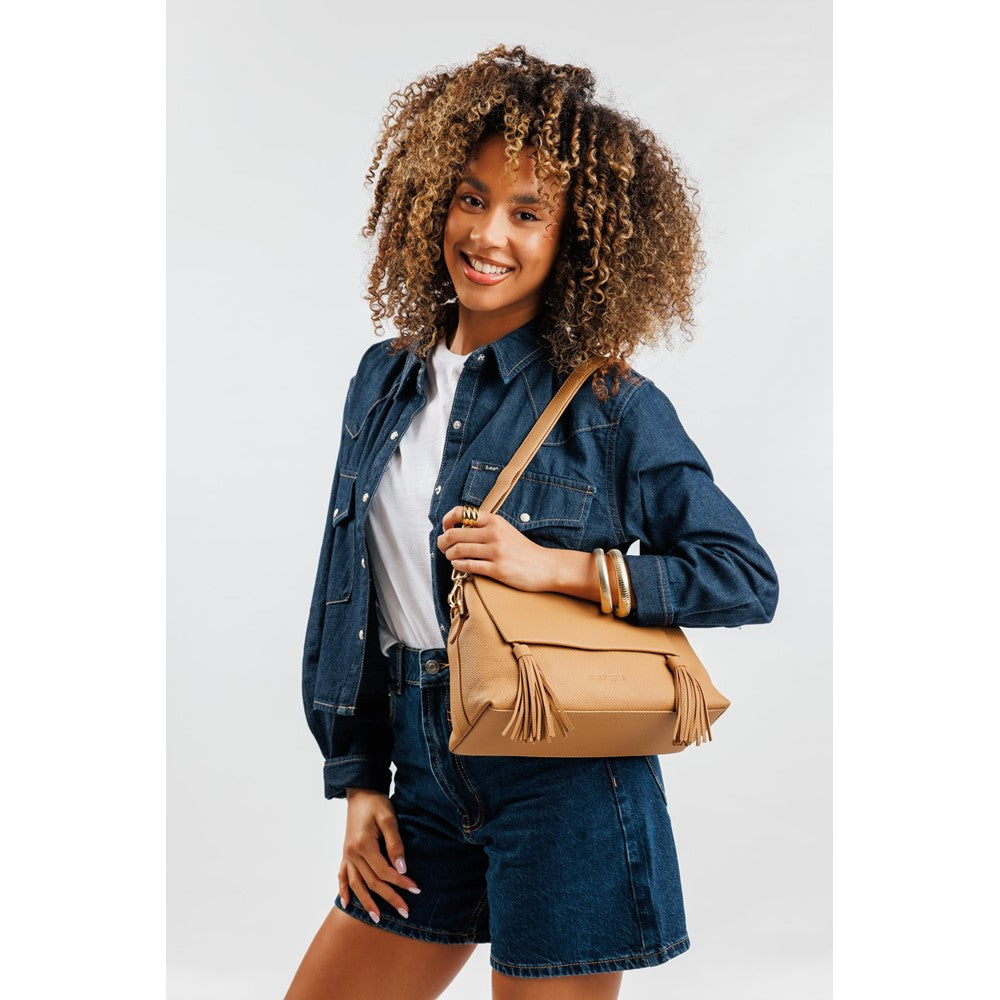 Hand Bags Tan Hush Puppies Jessie Handbag