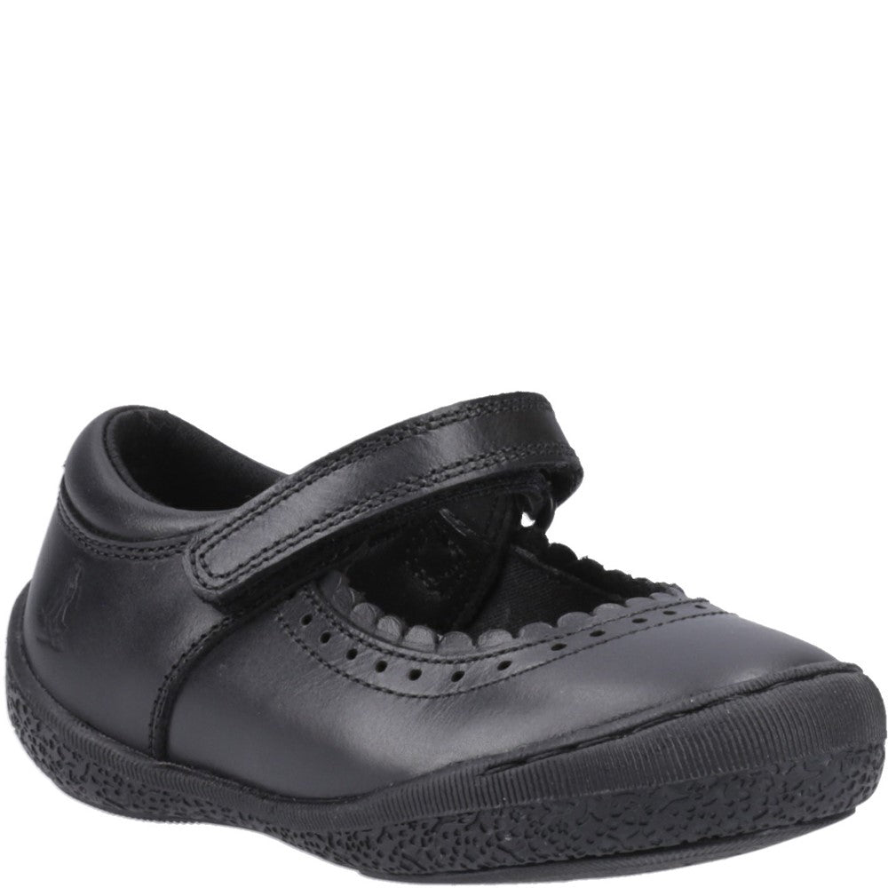 Girls BTS FLFR Black Hush Puppies Rosalie Infant Shoe