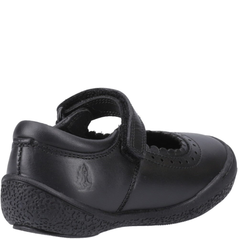 Girls BTS FLFR Black Hush Puppies Rosalie Infant Shoe