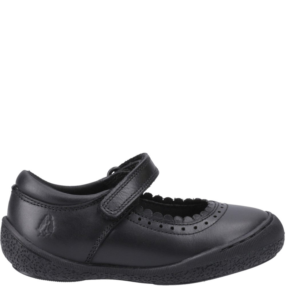Girls BTS FLFR Black Hush Puppies Rosalie Infant Shoe