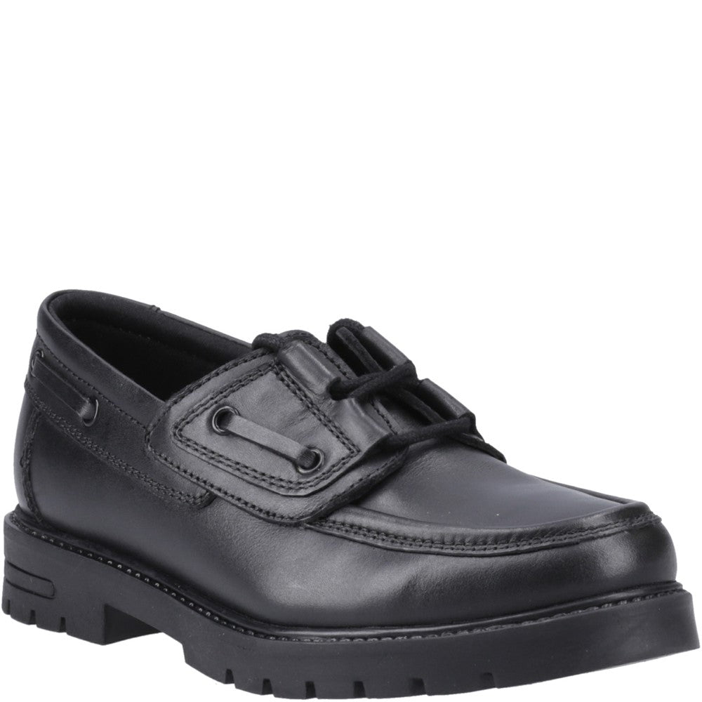 Girls BTS FLFR Black Hush Puppies Lucy Jnr