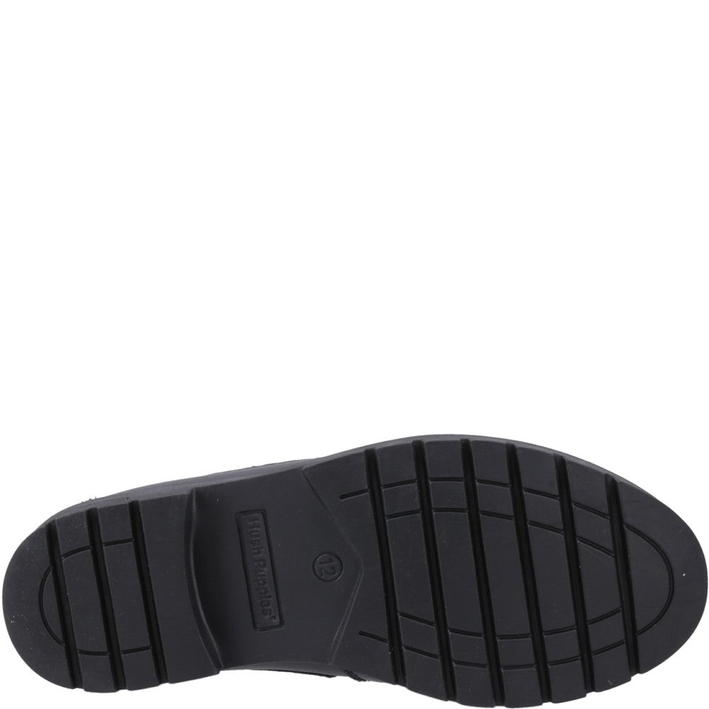 Girls BTS FLFR Black Hush Puppies Lucy Jnr