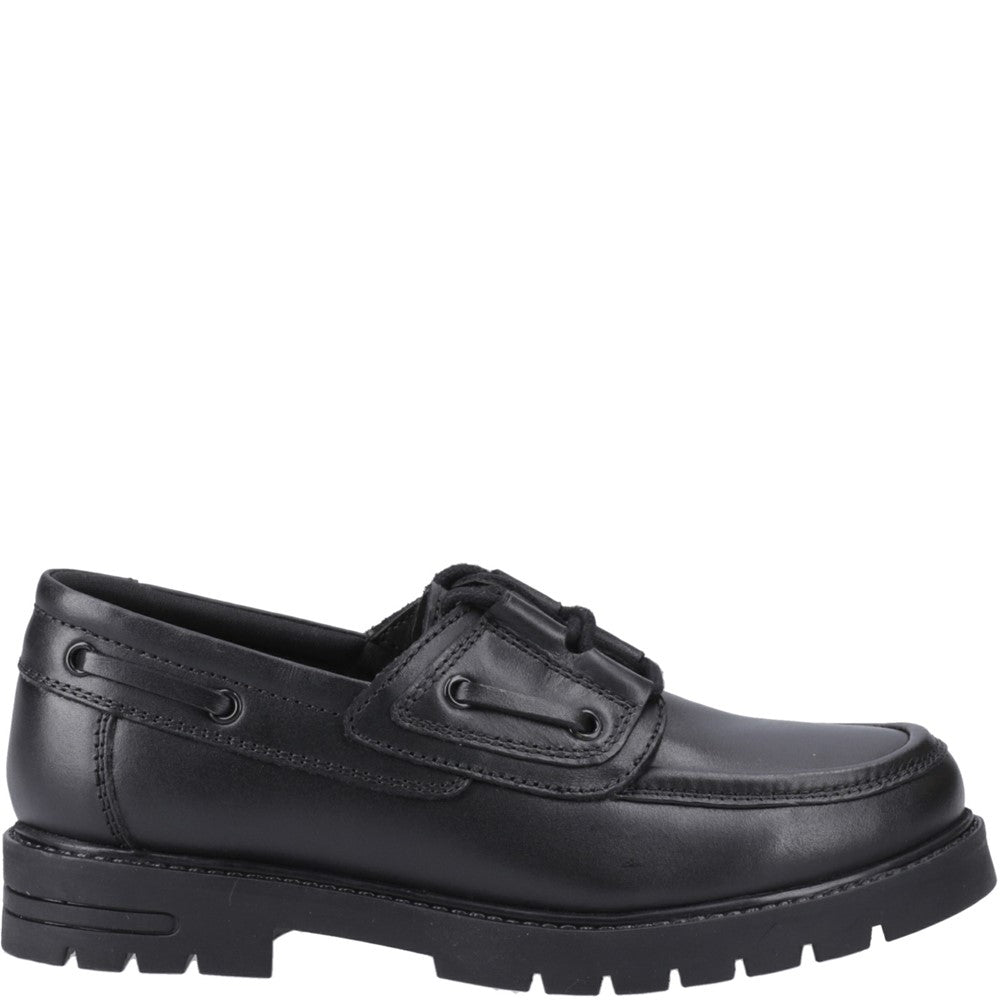 Girls BTS FLFR Black Hush Puppies Lucy Jnr