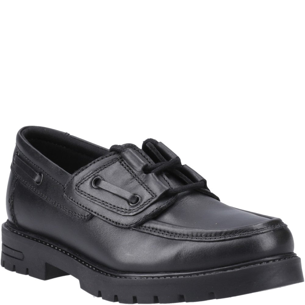 Girls BTS FLFR Black Hush Puppies Lucy Snr