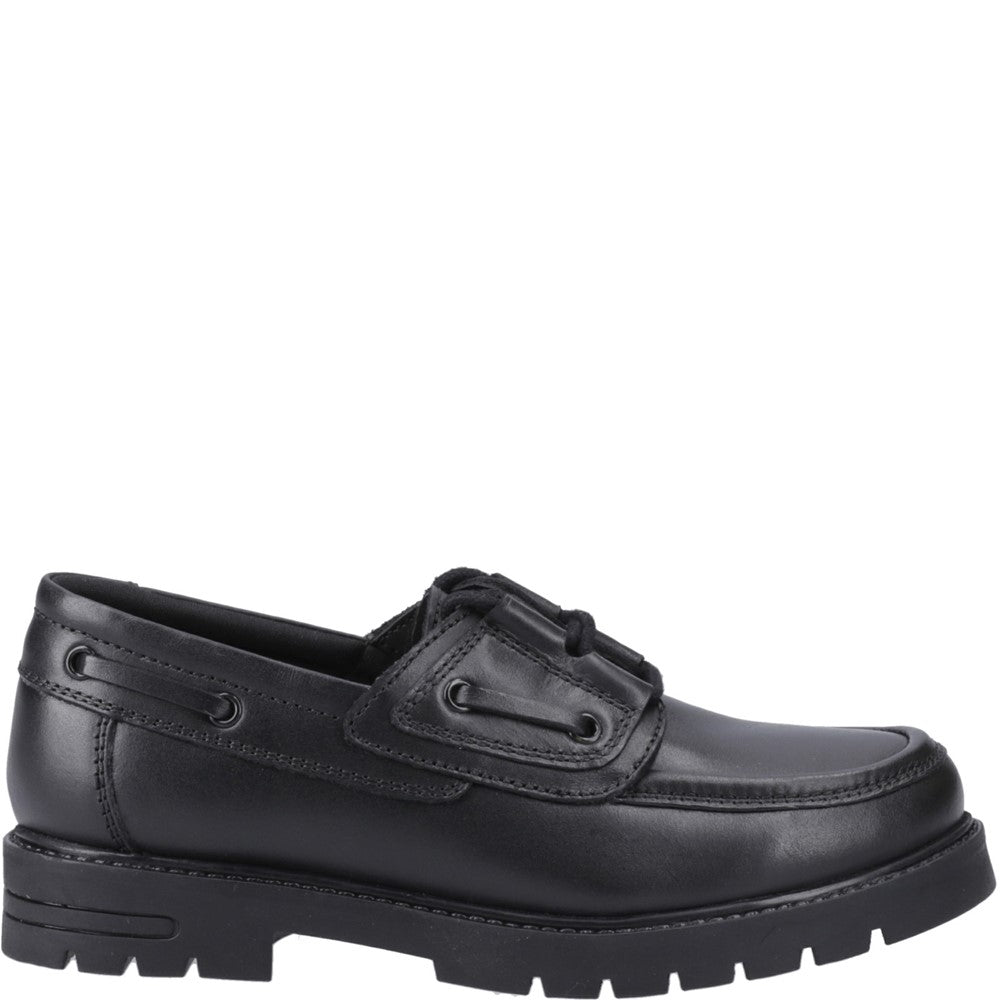 Girls BTS FLFR Black Hush Puppies Lucy Snr