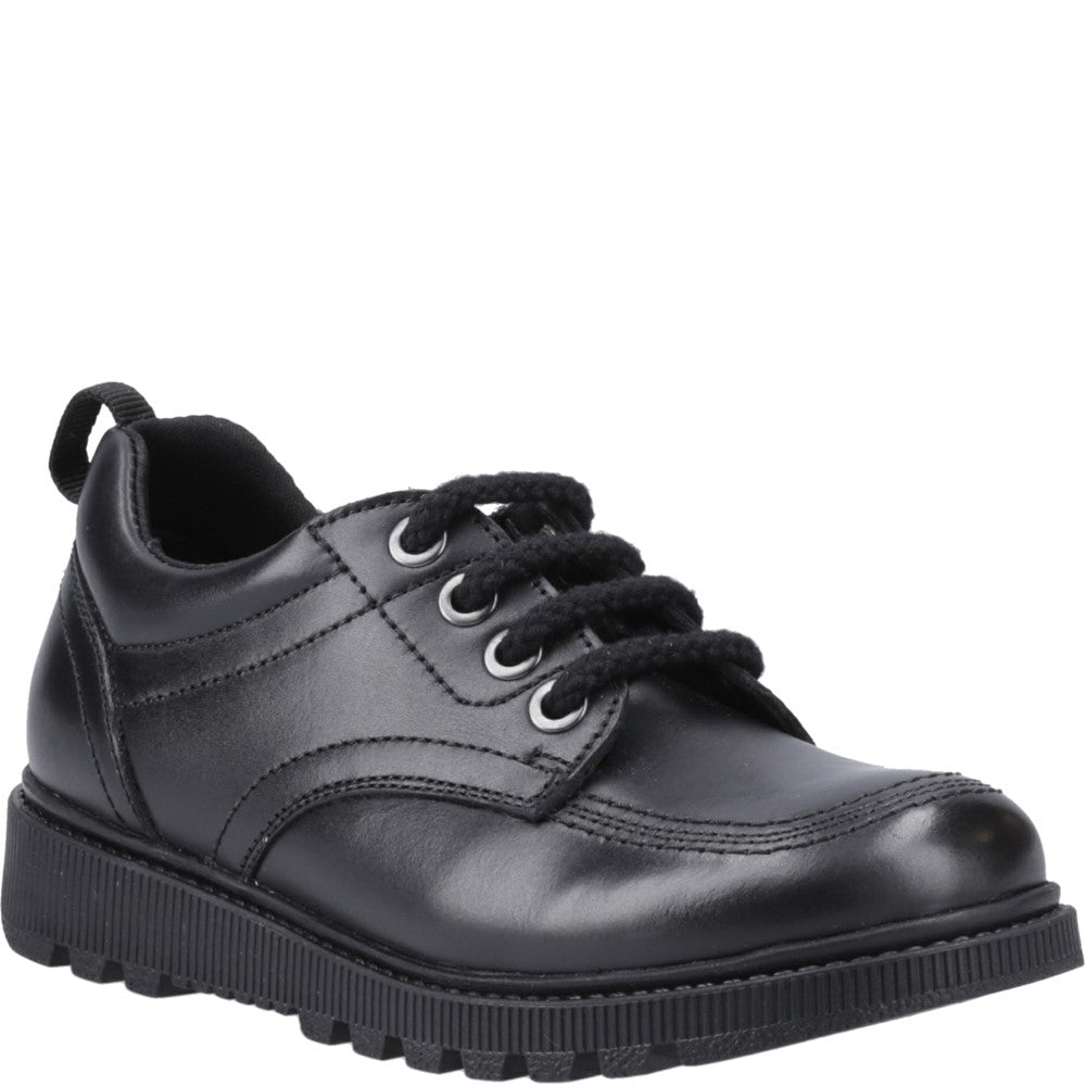 Girls BTS FLFR Black Hush Puppies Keeley Shoe