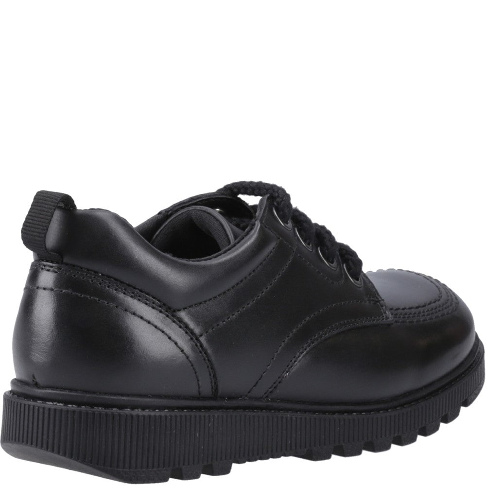 Girls BTS FLFR Black Hush Puppies Keeley Shoe