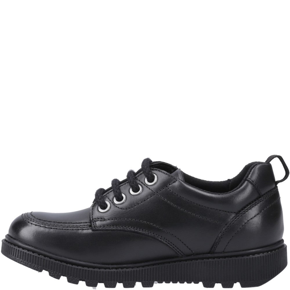 Girls BTS FLFR Black Hush Puppies Keeley Shoe
