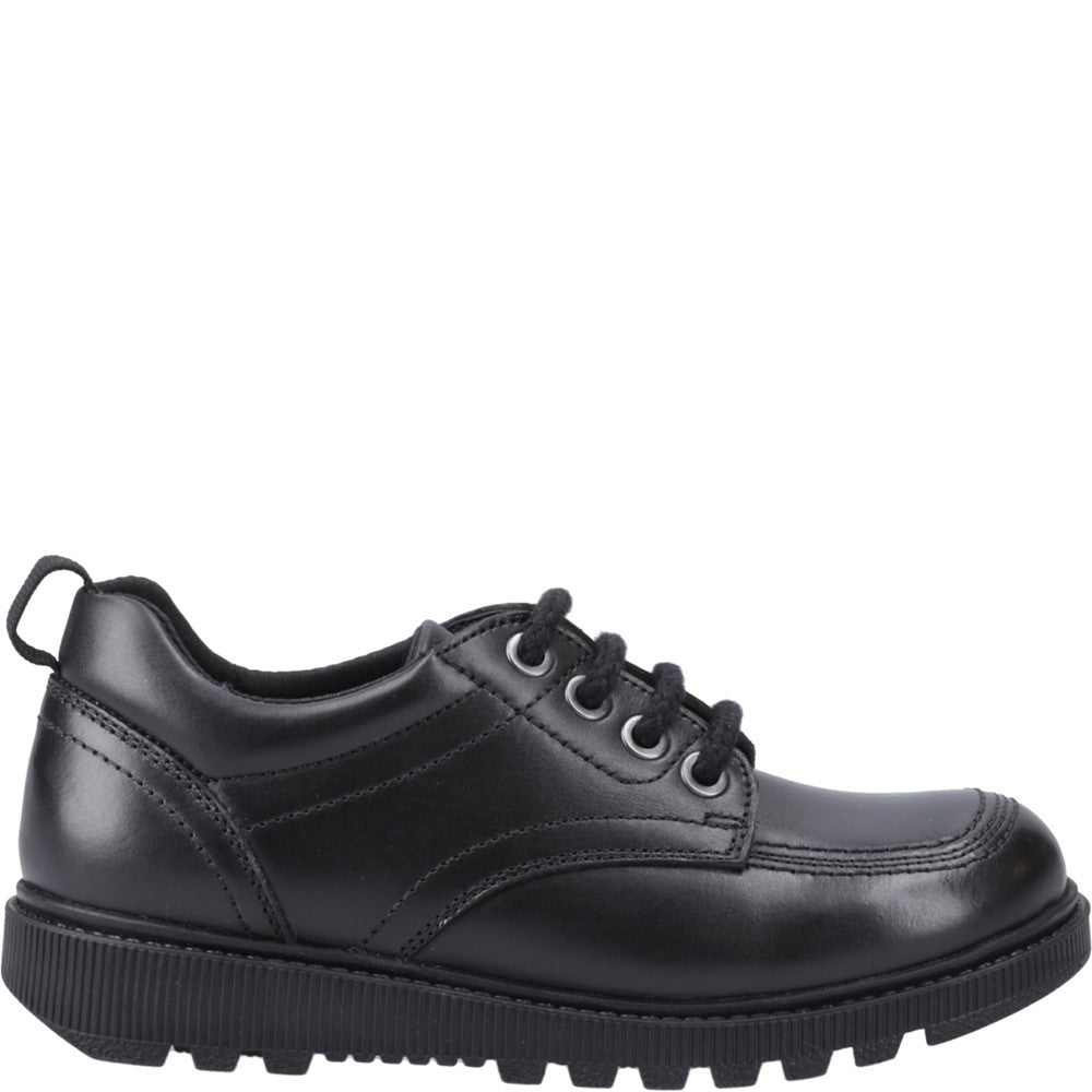 Girls BTS FLFR Black Hush Puppies Keeley Shoe