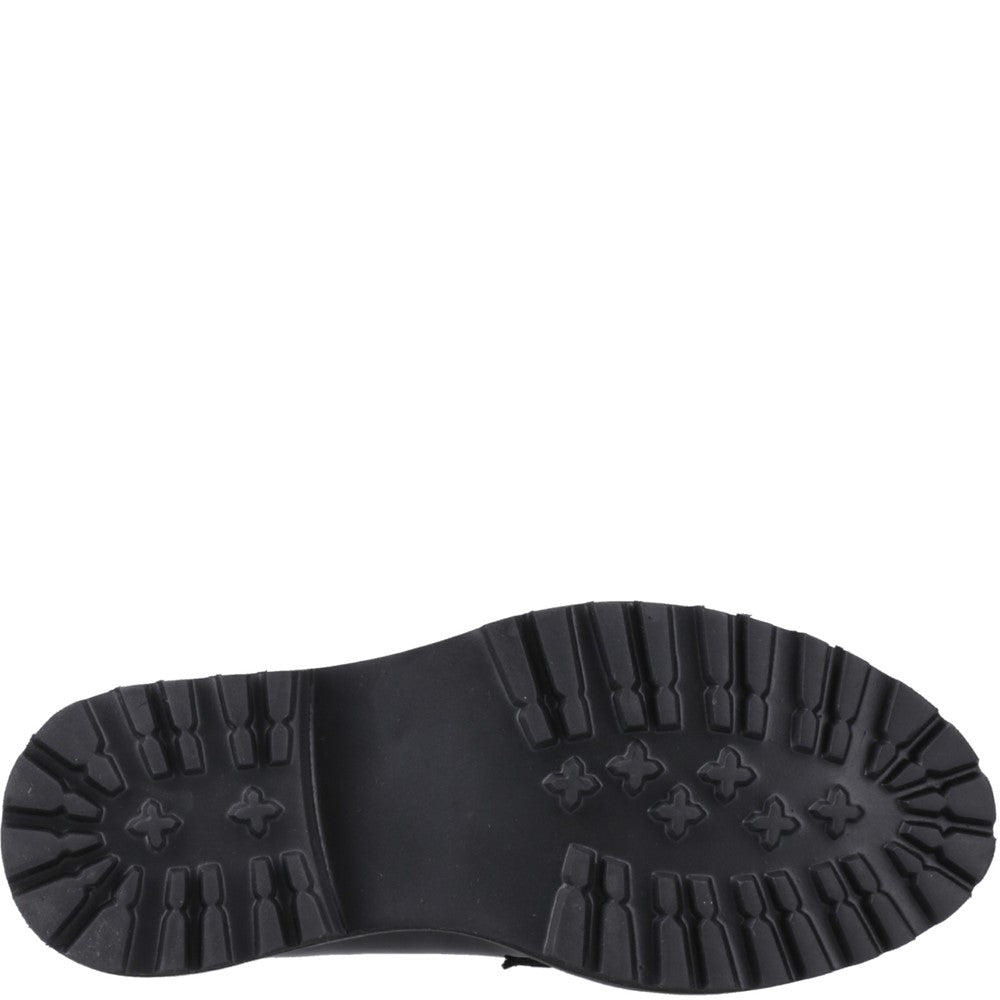 Girls BTS Patent Black XL Hush Puppies Grazia Loafer Patent Snr
