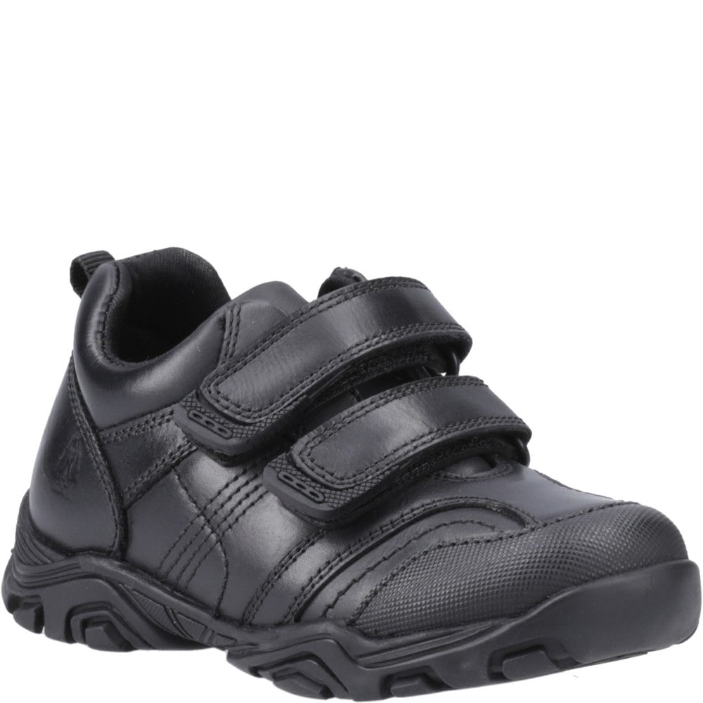 Boys BTS FLFR Black Hush Puppies Leroy Touch Fastening Infant