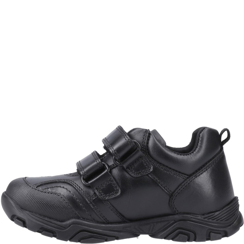 Boys BTS FLFR Black Hush Puppies Leroy Touch Fastening Infant